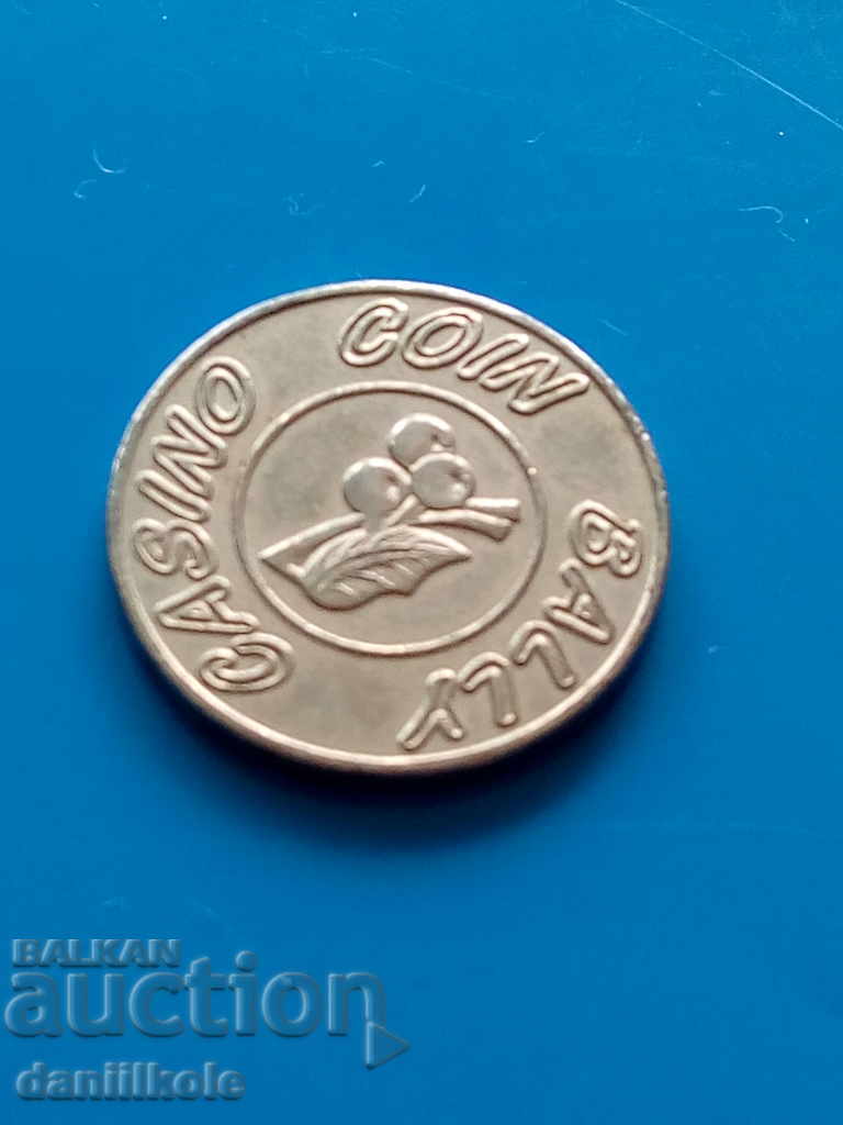 Auction  * $ * Y * $ * BALLY COIN CASINO TOKET - EXCELLENT * $ * Y * $ *