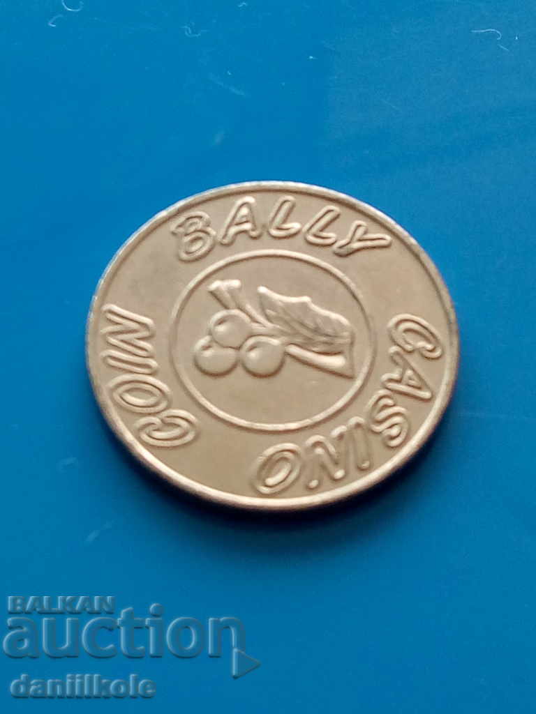 Delivery of * $ * Y * $ * BALLY COIN CASINO TOKET - EXCELLENT * $ * Y * $ *
