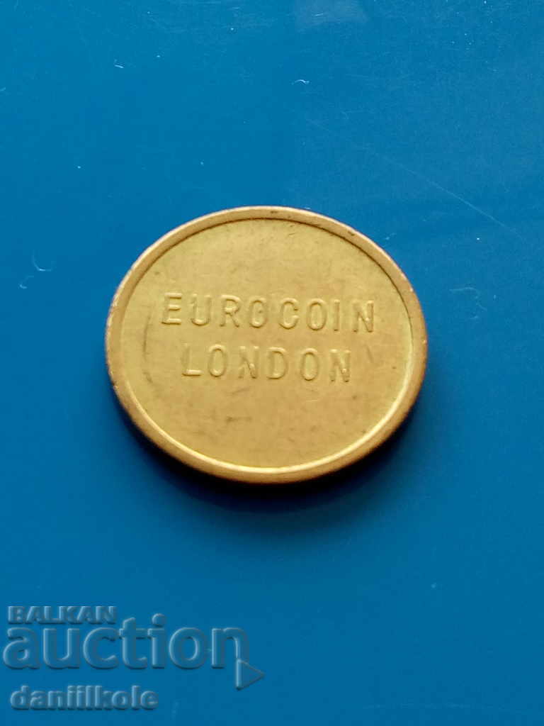 * $ * Y * $ * EUROCOIN LONDON TOKEN POCKET - EXCELLENT * $ * Y * $ * with price 2.90 BGN | € 1.48 * $ * Y * $ * EUROCOIN LONDON TOKEN POCKET - EXCELLENT * $ * Y * $ * with price 2.90 BGN | € 1.48