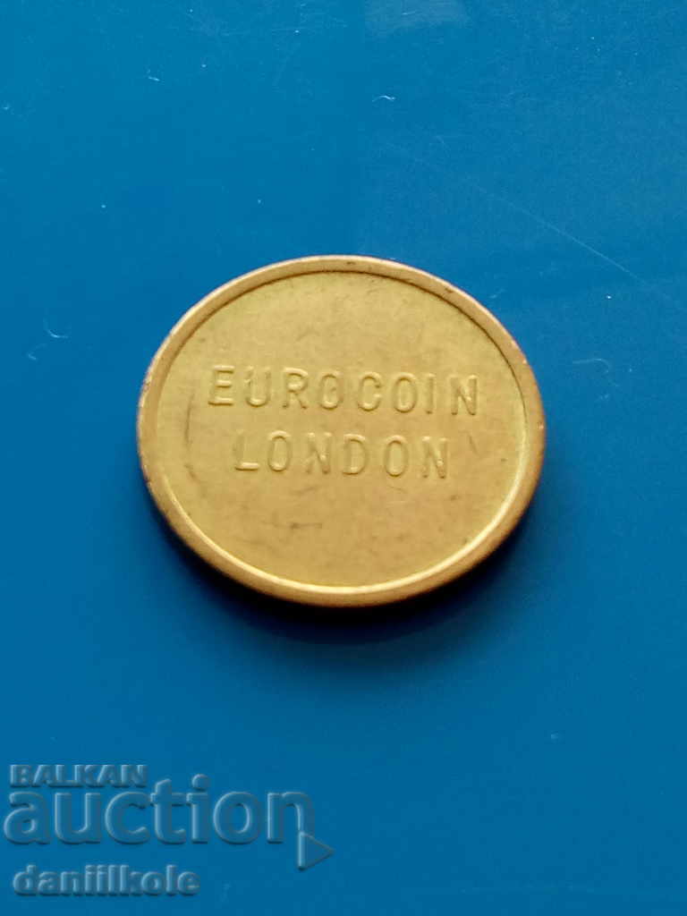 Auction * $ * Y * $ * EUROCOIN LONDON TOKEN POCKET - EXCELLENT * $ * Y * $ * Auction * $ * Y * $ * EUROCOIN LONDON TOKEN POCKET - EXCELLENT * $ * Y * $ *