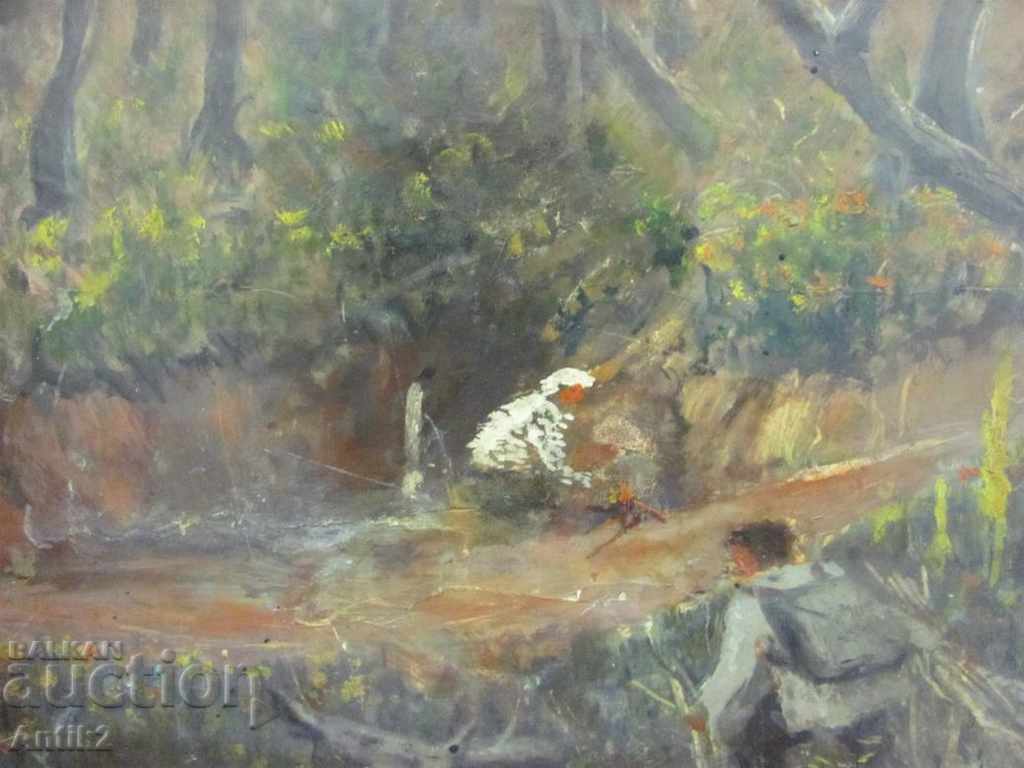 Old Painting oil on cardboard with price 50.00 BGN | € 25.56 Old Painting oil on cardboard with price 50.00 BGN | € 25.56