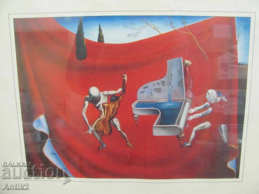 Delivery of Old Original Dali Picture Reproduction