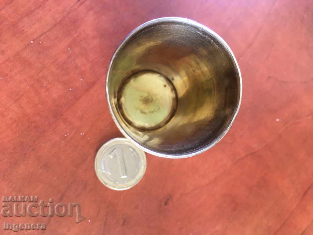 A glass of silver-50 ml for brandy with price 19.00 BGN | € 9.71