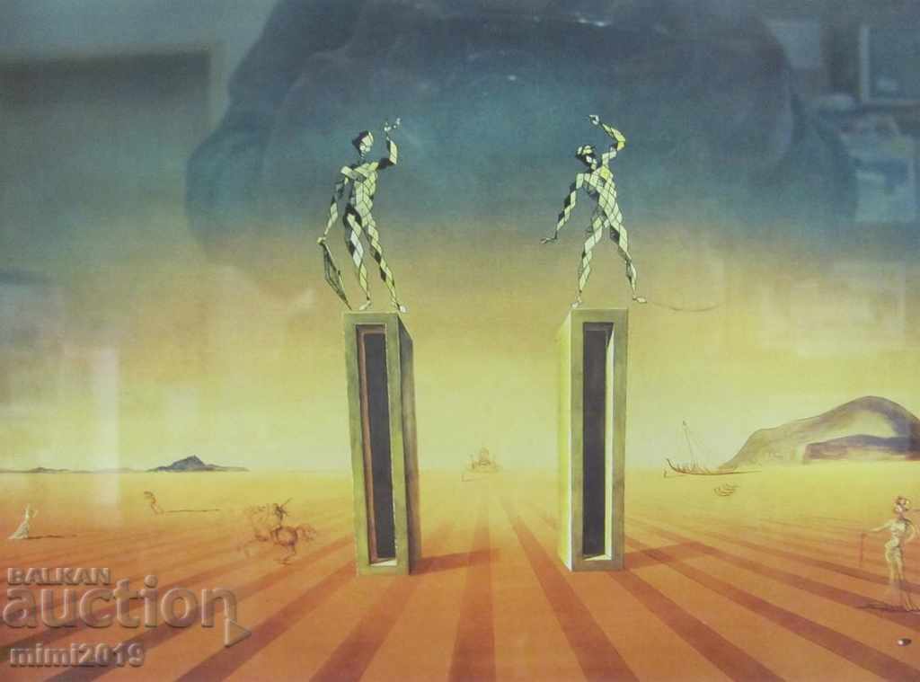 Auction  Old Original Dali Picture Reproduction