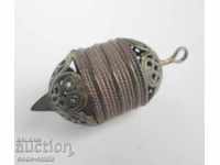 Old antique Renaissance ornament pendant chopping