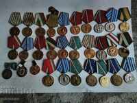 Lot of social medals