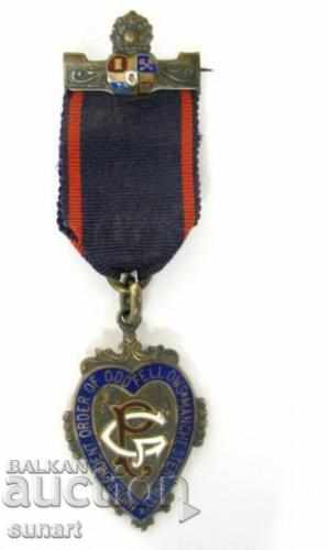 OLD ENGLISH MASONIC ORDER MEDAL ENAMEL MASON with price € 170.00 | 332.49 BGN