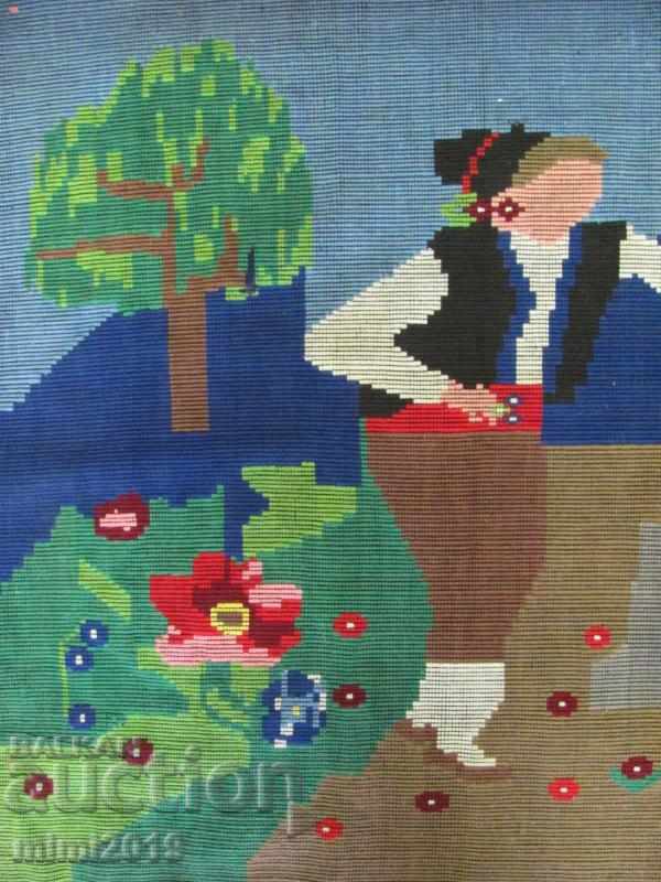 Covor covor handmade antic și cusut manual - 5 Covor covor handmade antic și cusut manual - 5