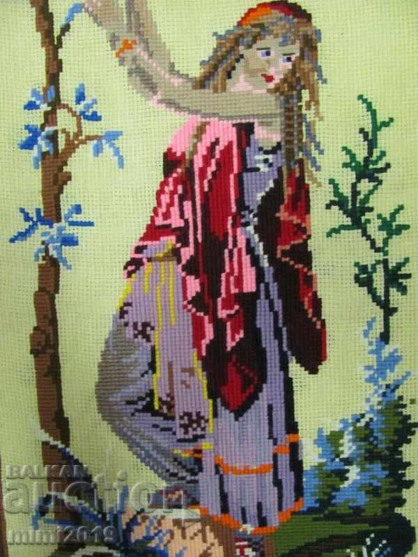 19th Century Hand Embroidered Rug Carpet with price 80.00 BGN | € 40.90