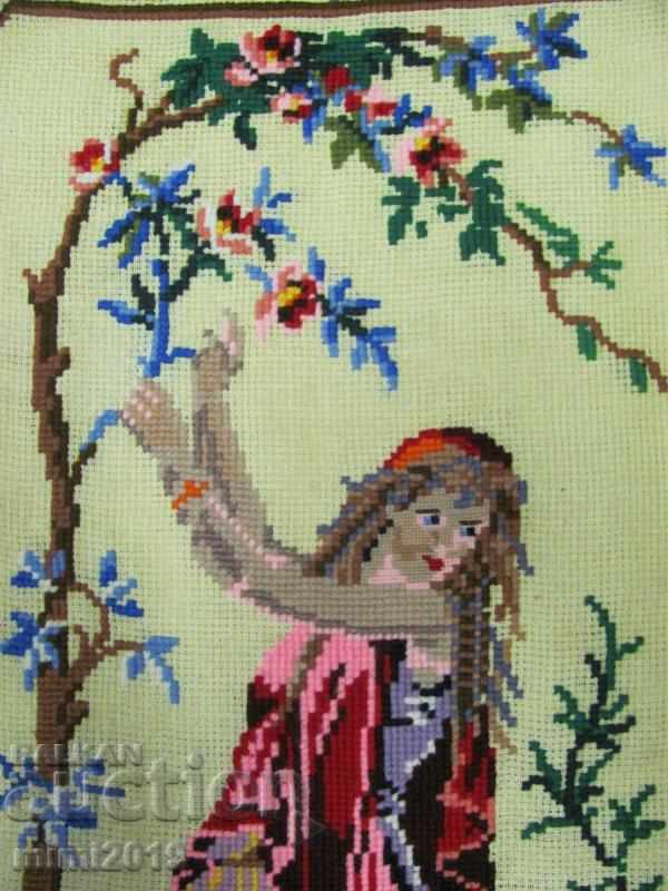 Delivery of 19th Century Hand Embroidered Rug Carpet