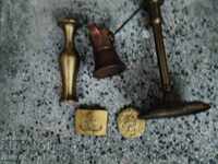 Lot of brass items