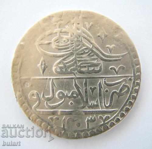 Ottoman TURKEY Sultan Selim III AH 1203 YUZLUK OTTOMAN COIN with price 170.00 BGN | € 86.92 Ottoman TURKEY Sultan Selim III AH 1203 YUZLUK OTTOMAN COIN with price 170.00 BGN | € 86.92