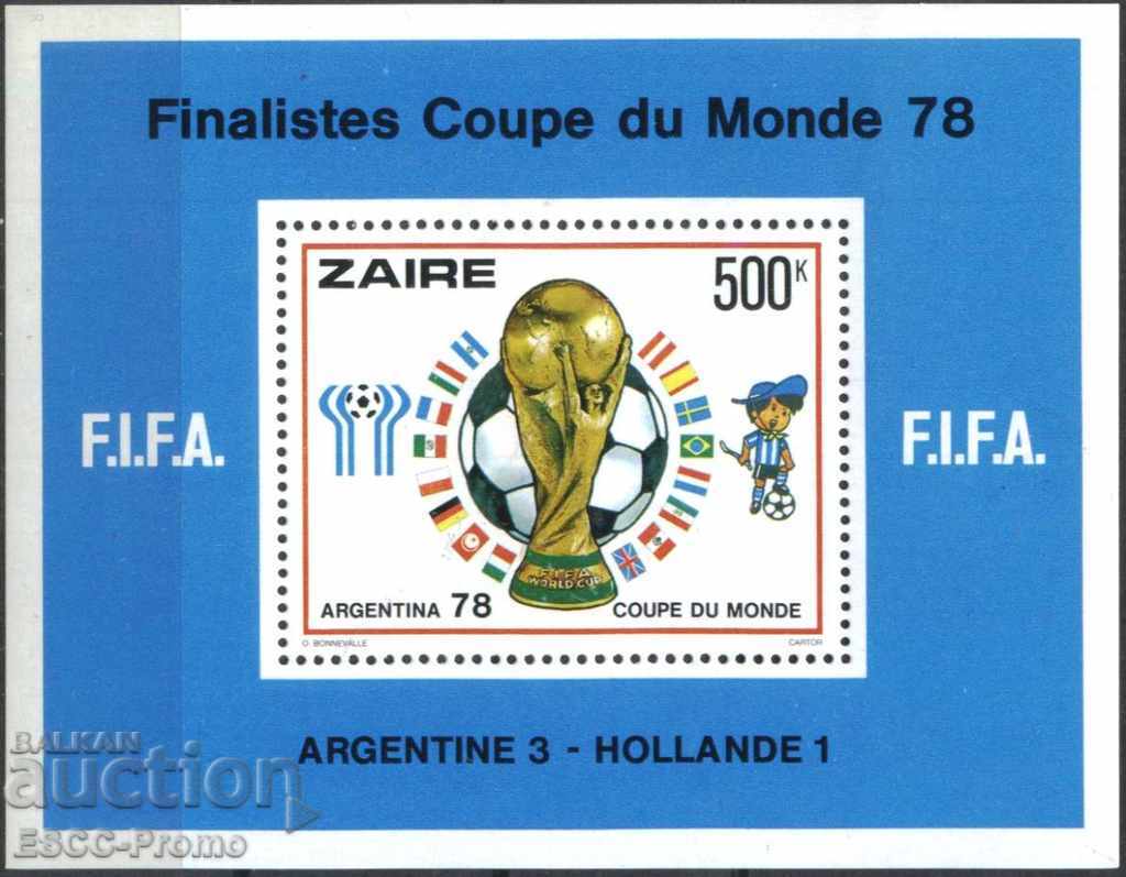 Pure Block Sports Football World Cup Argentina 1978 from Zaire