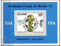 Pure Block Sports Football World Cup Argentina 1978 from Zaire