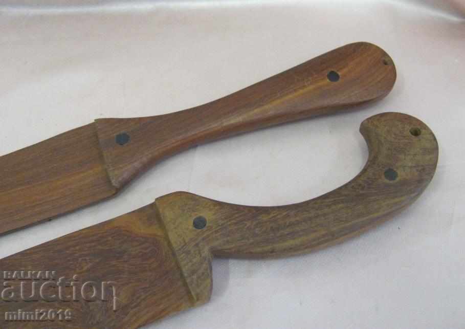 Antique Ritual Wooden Knives Mahogany and Ebony with price 105.00 BGN | € 53.69 Antique Ritual Wooden Knives Mahogany and Ebony with price 105.00 BGN | € 53.69
