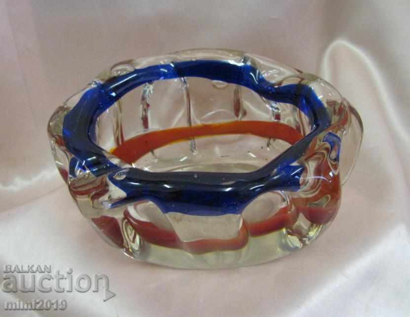 Antique Crystal Murano Solid Ashtray with price 108.00 BGN | € 55.22 Antique Crystal Murano Solid Ashtray with price 108.00 BGN | € 55.22