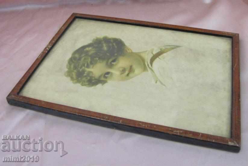 Delivery of 1900s Art Nouveau Original Lithography Delivery of 1900s Art Nouveau Original Lithography