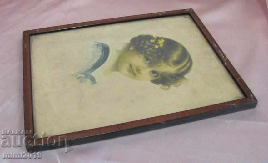 Delivery of 1900s Art Nouveau Original Lithography Delivery of 1900s Art Nouveau Original Lithography