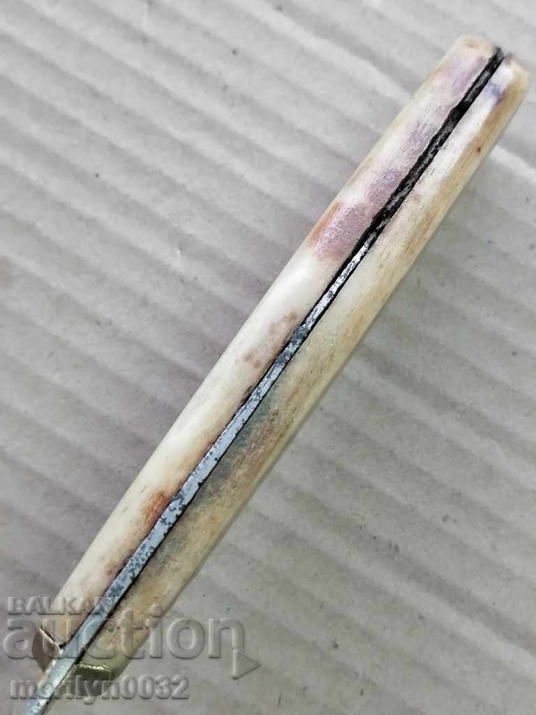 Old butcher knife Kingdom Bulgaria stainless shark blade - 6 Old butcher knife Kingdom Bulgaria stainless shark blade - 6