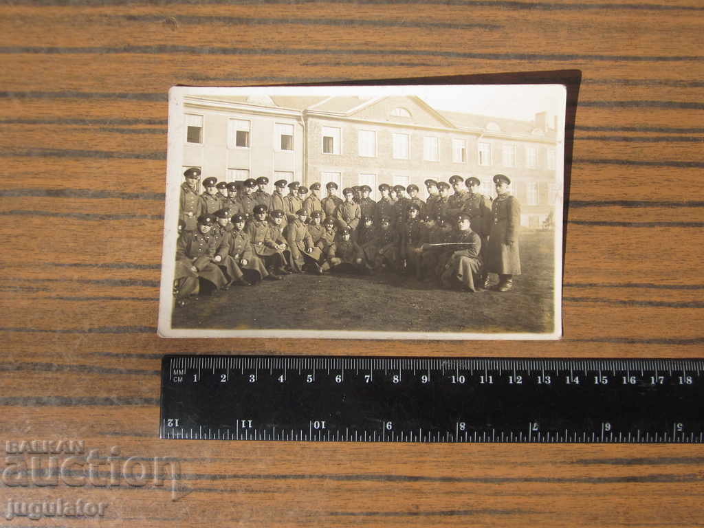 VSV military photo postcard of Bulgarian Royal Soldiers - 6 VSV military photo postcard of Bulgarian Royal Soldiers - 6