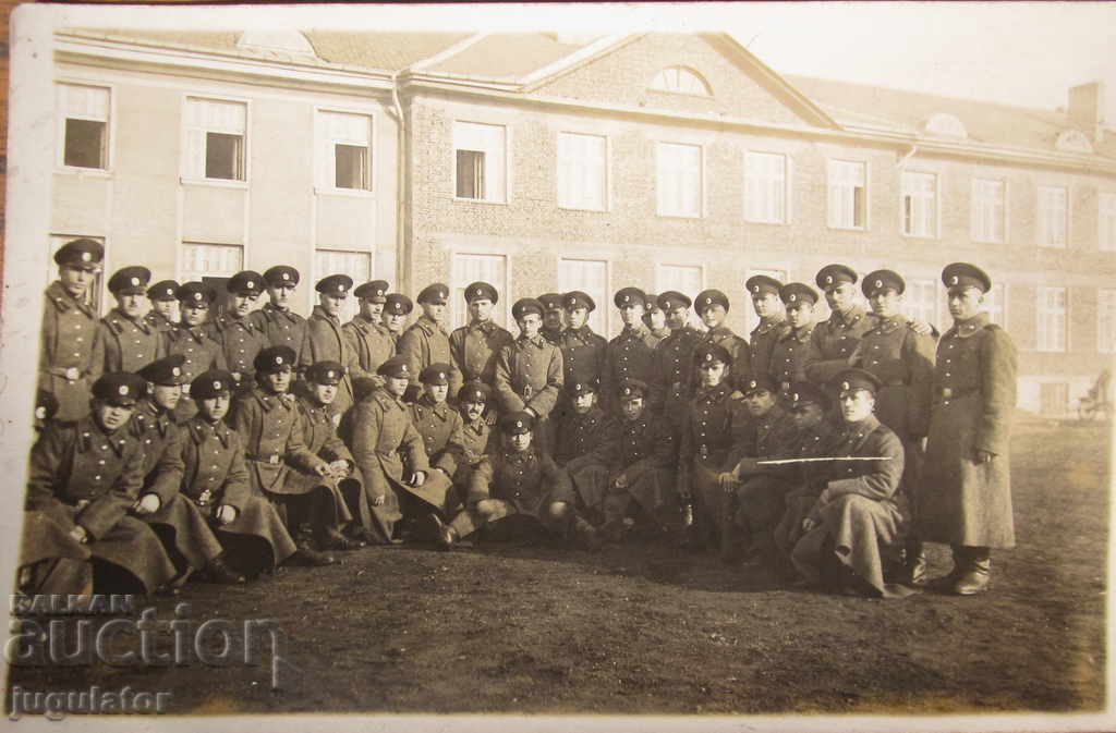 VSV military photo postcard of Bulgarian Royal Soldiers