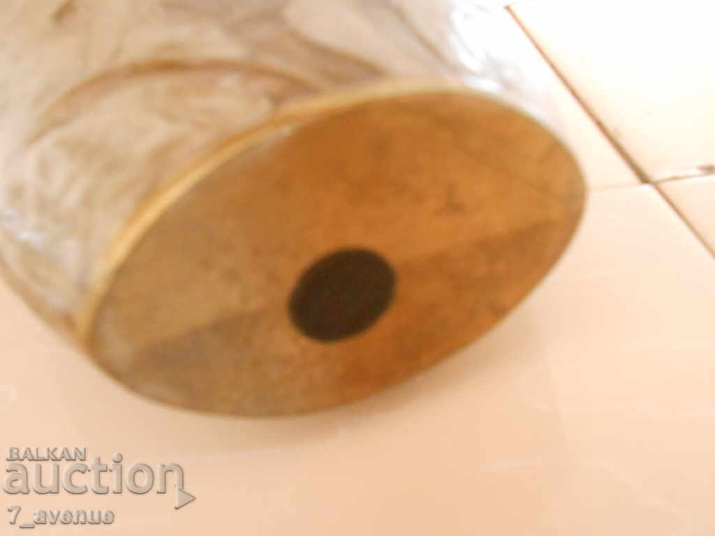 Brass vase, decor - flowers, very beautiful and massive - 6 Brass vase, decor - flowers, very beautiful and massive - 6