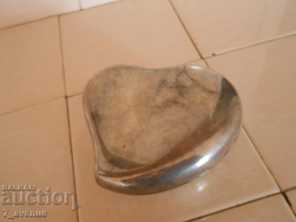 Jewelry box - heart, silver plated, very beautiful and massive with price 49.00 BGN | € 25.05 Jewelry box - heart, silver plated, very beautiful and massive with price 49.00 BGN | € 25.05
