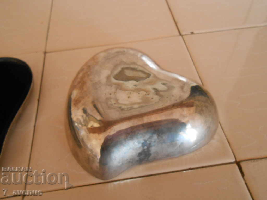 Jewelry box - heart, silver plated, very beautiful and massive - 5 Jewelry box - heart, silver plated, very beautiful and massive - 5