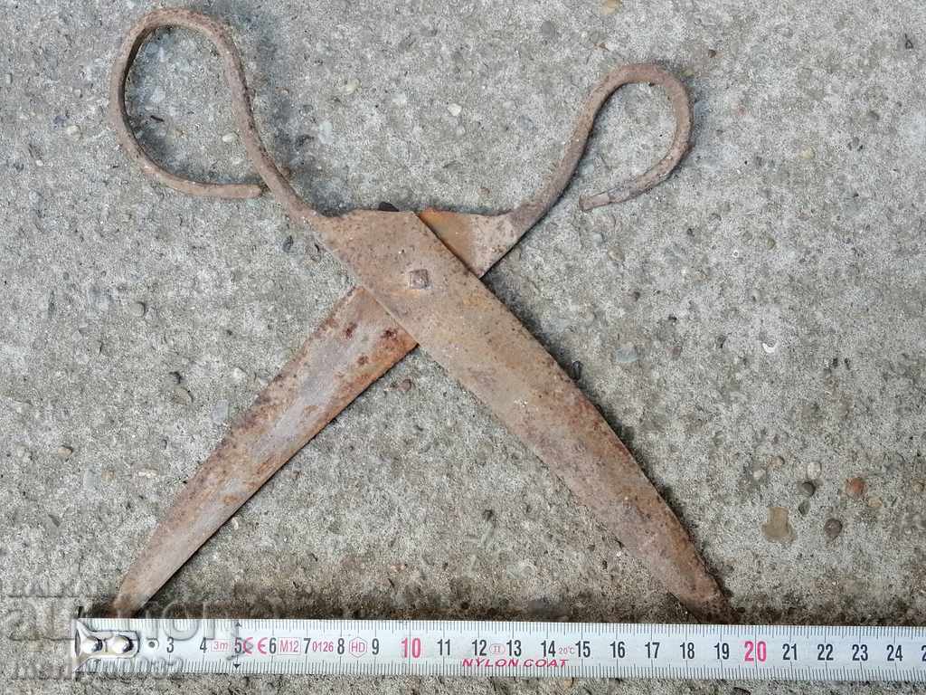 Renaissance forged scissors, wrought iron - 5 Renaissance forged scissors, wrought iron - 5