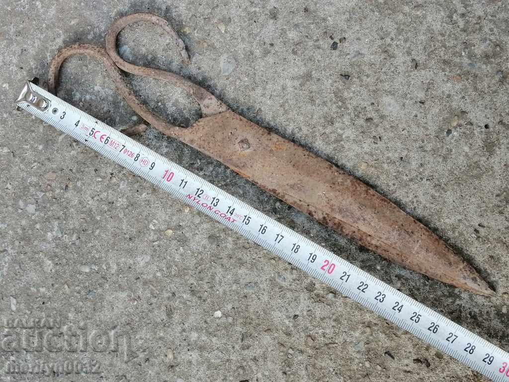 Renaissance forged scissors, wrought iron - 6 Renaissance forged scissors, wrought iron - 6