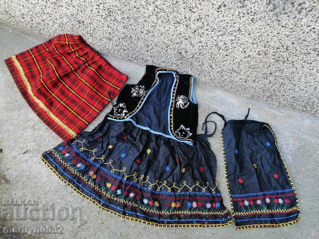 Children's women's costume, bodice, skirt, skirt, apron, squealer - 5 Children's women's costume, bodice, skirt, skirt, apron, squealer - 5