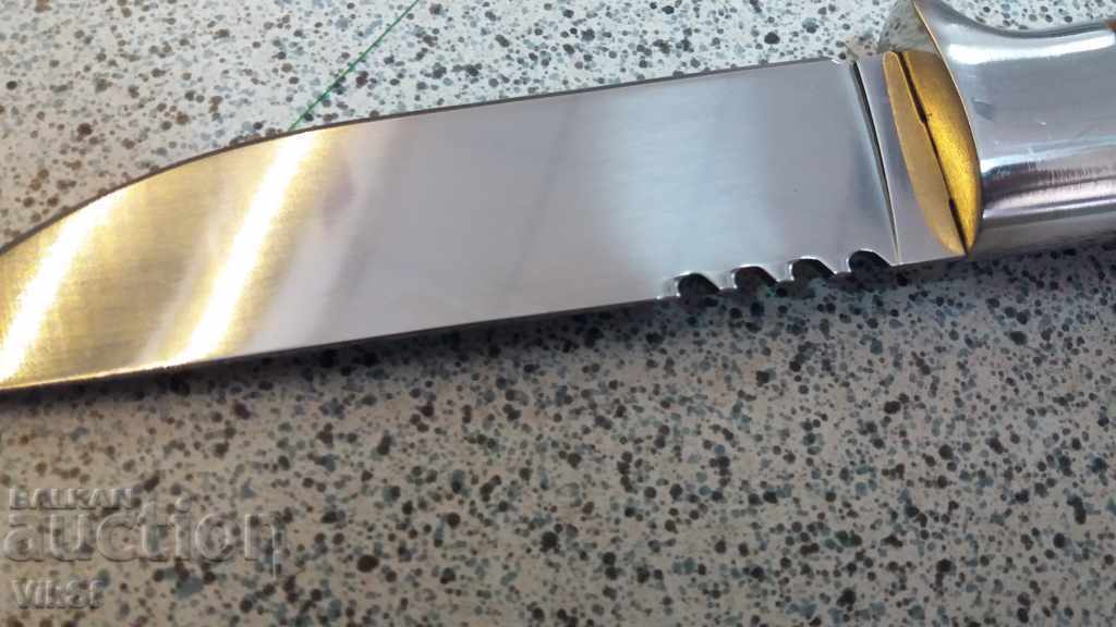 Delivery of Engraved deer hunting knife (Deer), wooden handle - Russian Delivery of Engraved deer hunting knife (Deer), wooden handle - Russian