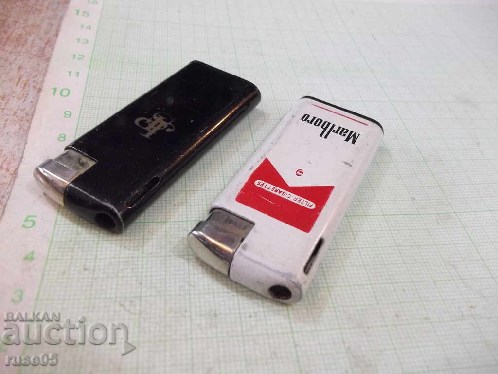 Lot of 2 gas (JSP and Marllbo) piezocrystalline lighters - 5