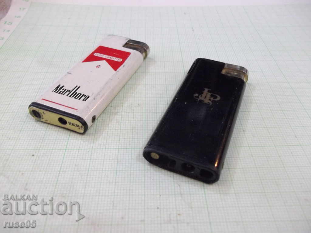 Lot of 2 gas (JSP and Marllbo) piezocrystalline lighters - 6