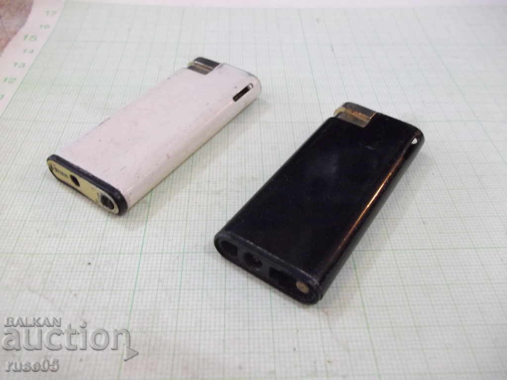 Lot of 2 gas (JSP and Marllbo) piezocrystalline lighters - 7