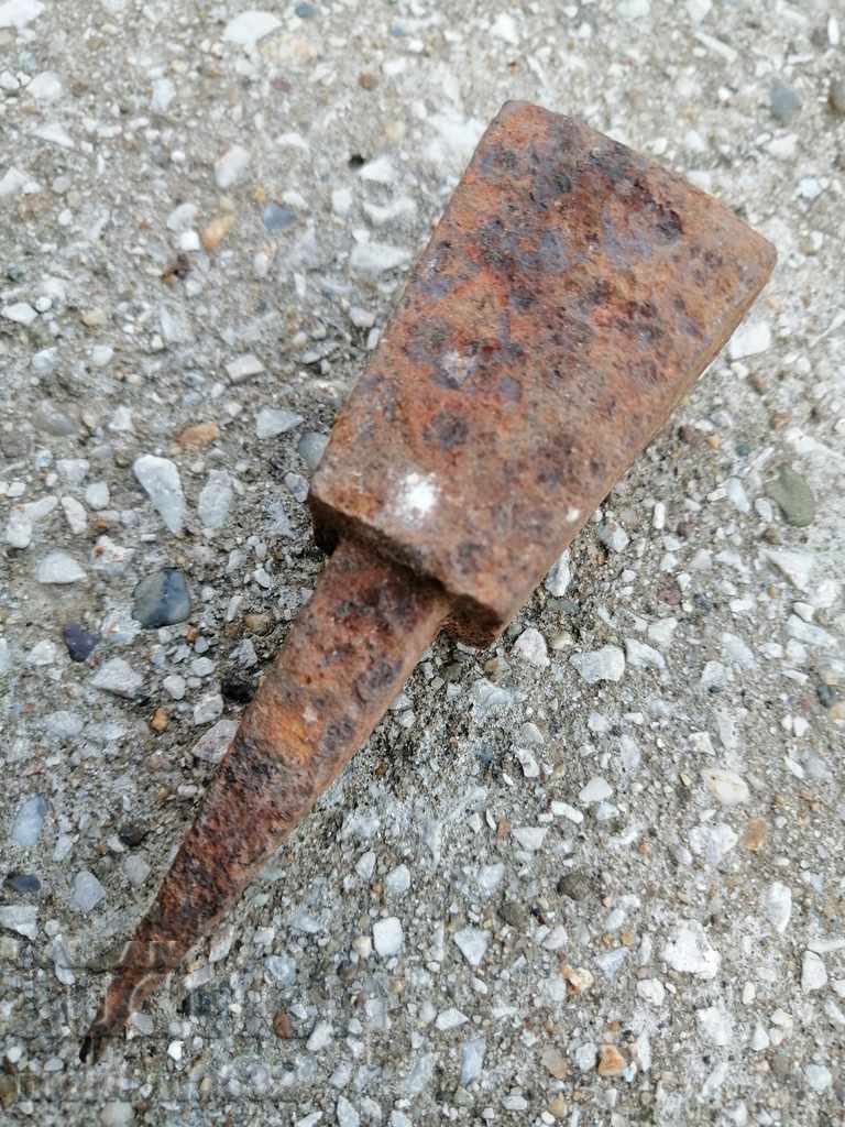 An old anvil for hair sticking, wrought iron - 5 An old anvil for hair sticking, wrought iron - 5