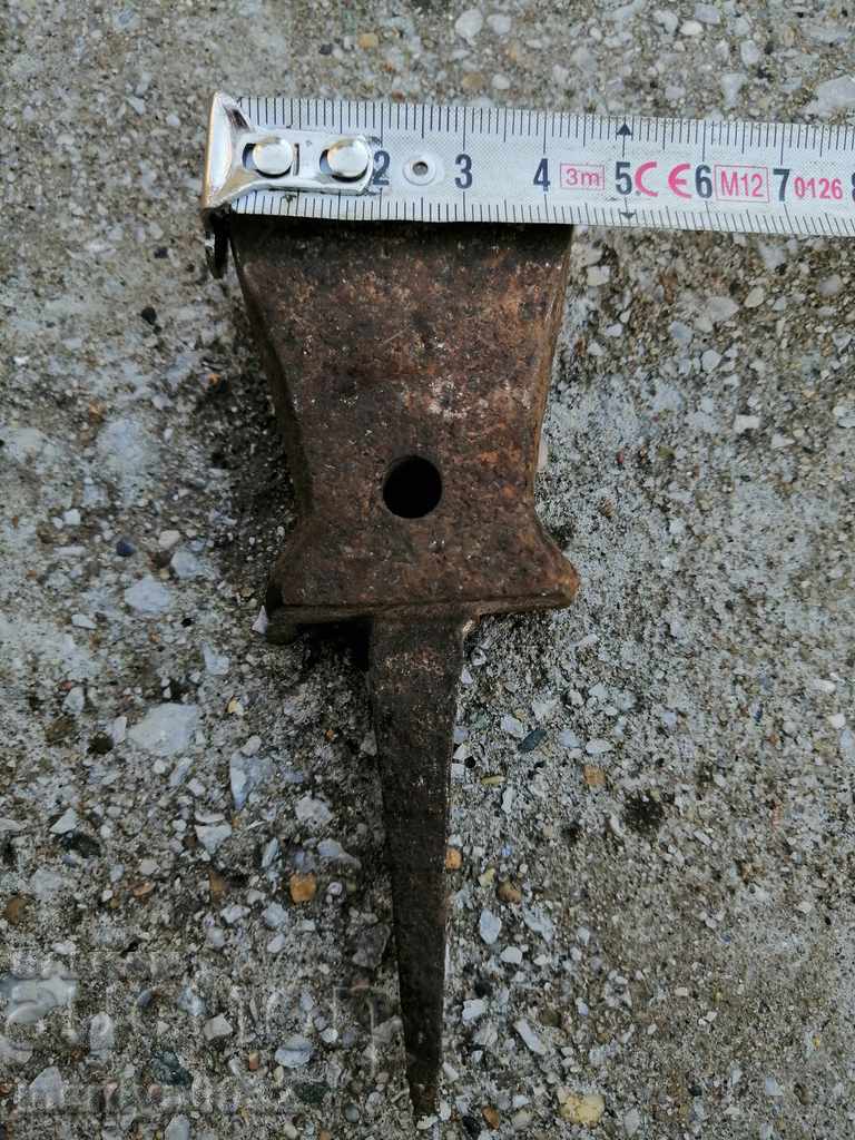 An old anvil for hair sticking, wrought iron - 7 An old anvil for hair sticking, wrought iron - 7