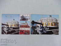 Lot of 2 pcs. cards on the Radetsky ship