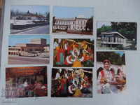 Лот от 8 бр. български картички