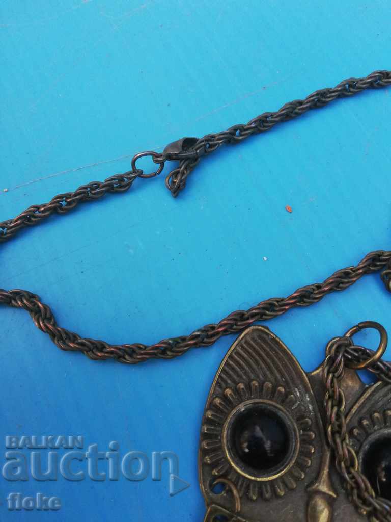 Auction  Women's owl necklace