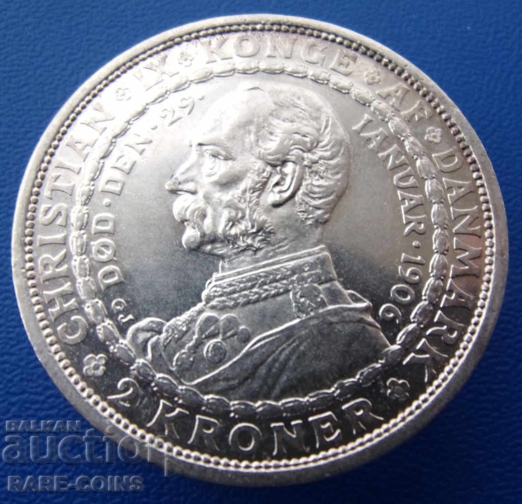 Δανία 2 Crone 1906 Σπάνια Αρχικό με τιμή € 38.35 | 75.01 BGN Δανία 2 Crone 1906 Σπάνια Αρχικό με τιμή € 38.35 | 75.01 BGN