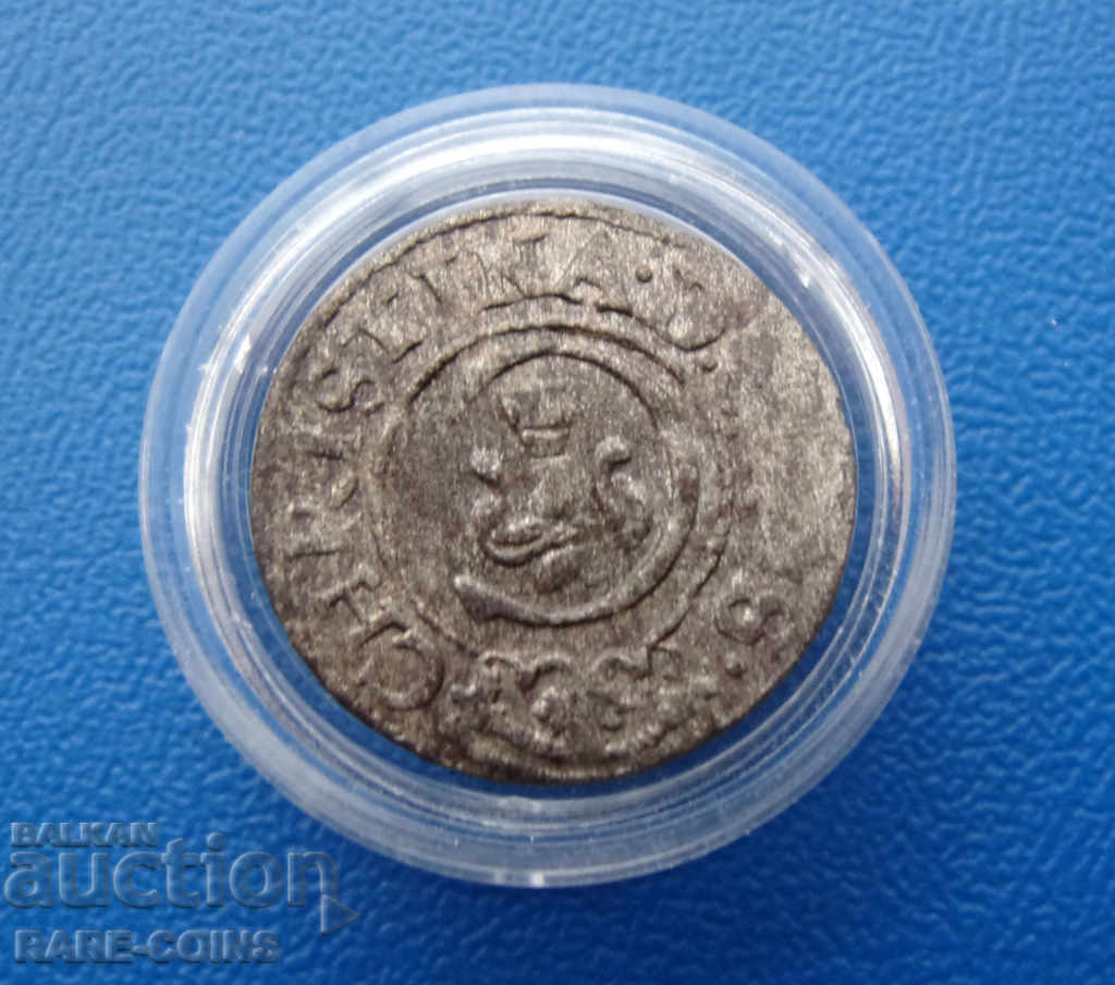 Latvia - Riga Kristina Swedish 1 Solid 1650 Rare Original