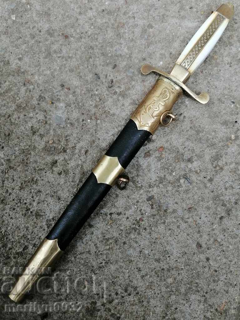 Auction Navy officer's jacket, dagger knife with handle Navy NRB Auction Navy officer's jacket, dagger knife with handle Navy NRB