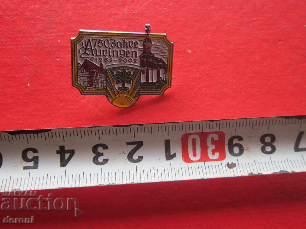 German chest badge bronze enamel badge