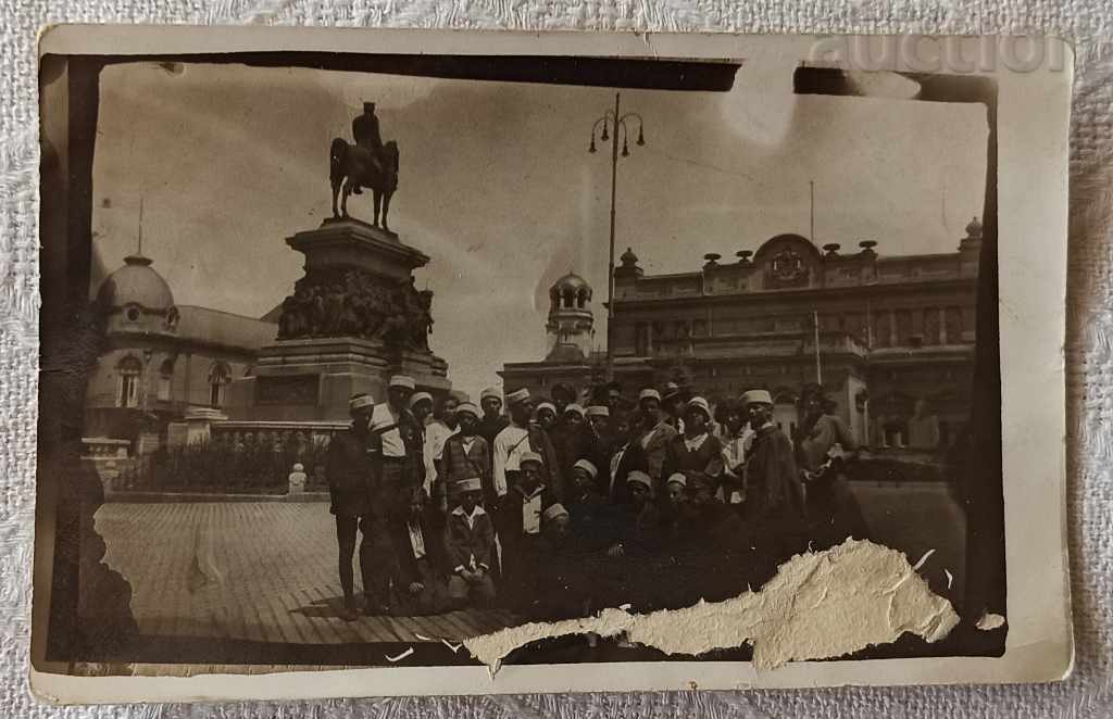 SOFIA SQUARE NATIONAL ASSEMBLY ORGANIZATION YUNAC 1930 PHOTO
