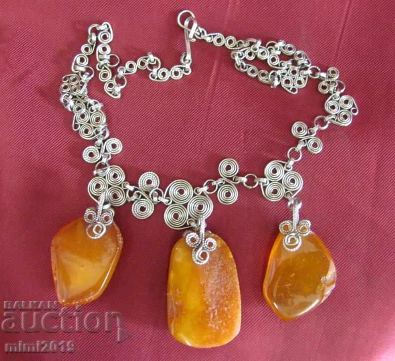 Παράδοση Παλιά κολιέ κυρίες ζεστό πορτοκαλί Παράδοση Παλιά κολιέ κυρίες ζεστό πορτοκαλί