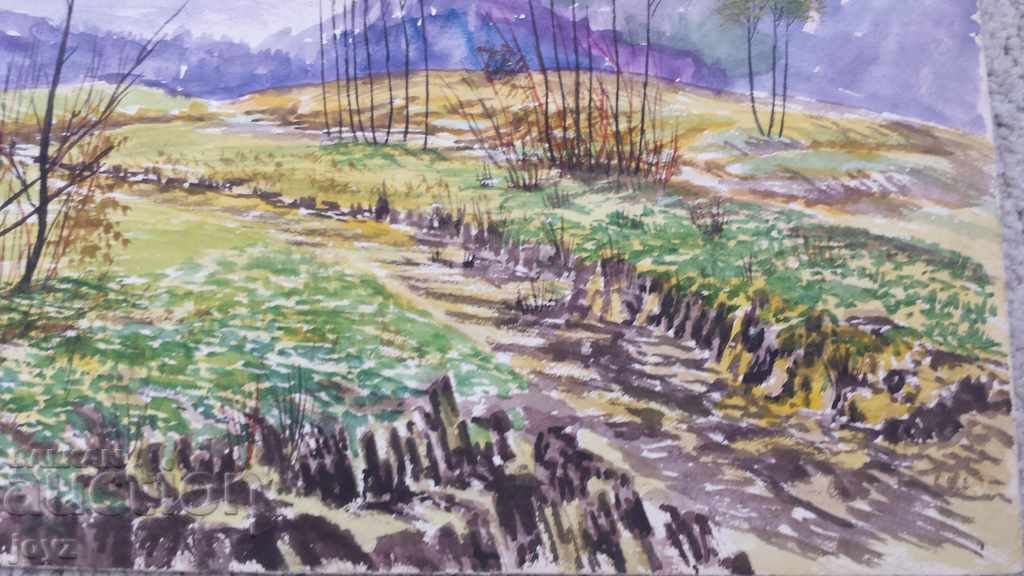 ΖΩΓΡΑΦΙΑ ΤΟΠΙΟ ΑΚΟΥΑΡΕΛΑ 96 / Τσαβντάρ Γκόγκοφ με τιμή 30.00 BGN | € 15.34