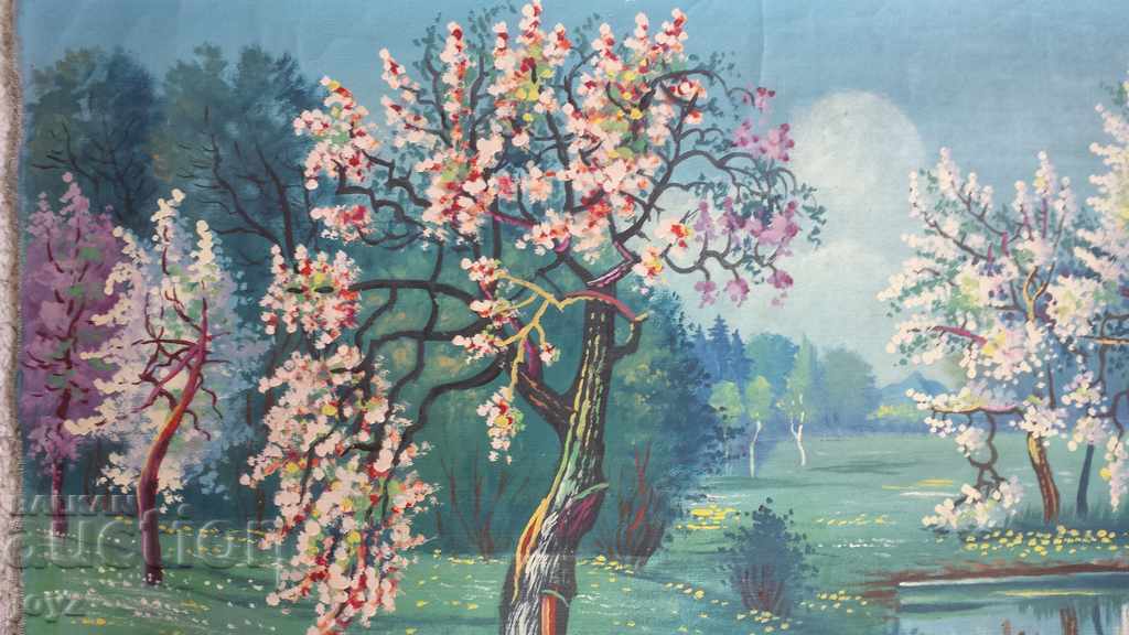 OLD LANDSCAPE PAINTING (OIL PAINT) SIGNED Mz with price 45.00 BGN | € 23.01 OLD LANDSCAPE PAINTING (OIL PAINT) SIGNED Mz with price 45.00 BGN | € 23.01