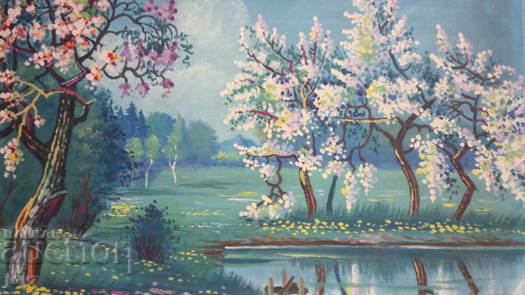 Auction OLD LANDSCAPE PAINTING (OIL PAINT) SIGNED Mz Auction OLD LANDSCAPE PAINTING (OIL PAINT) SIGNED Mz