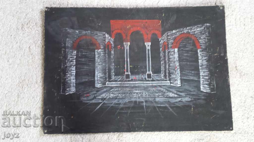 OLD PAINTING THEATER DECORATION OF AQUAREL with price 30.00 BGN | € 15.34 OLD PAINTING THEATER DECORATION OF AQUAREL with price 30.00 BGN | € 15.34